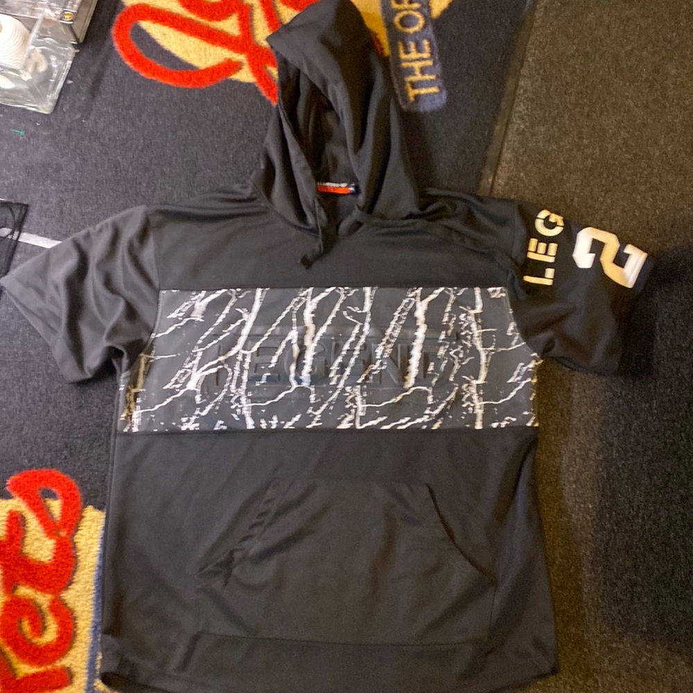 THE LEGEND  23.  Diamond Stash short sleeve Hoodie